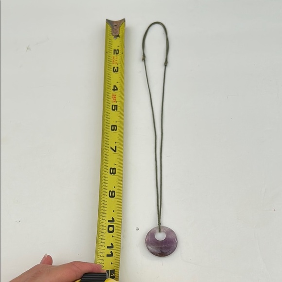 Elegant amethyst Purple Pendant Necklace - Picture 5 of 5
